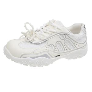 King Jinmai Женские повседневные туфли белые, цвет White