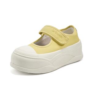 La Chapelle Нескользящие износостойкие низкие кроссовки для скейтбординга женские желтые