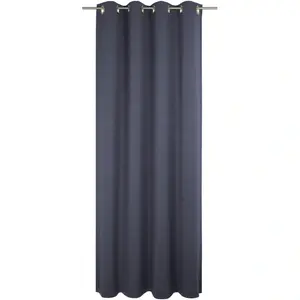 Виртовая штора «Uni Collection Light», (1 шт.), на заказ Wirth, темно-синий