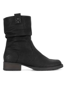 Ботинки женские Rieker утепленные на каблуке, черный