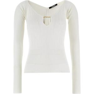 Топ Le Haut Pralu с рубчиками Jacquemus, белый