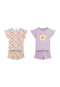 Пижама 2 PACK SET JoJo Maman Bébé, сиреневый