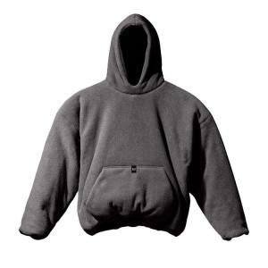 Худи Yeezy Gap Engineered by Balenciaga Polar Fleece Padded Hoodie Dark Grey, серый