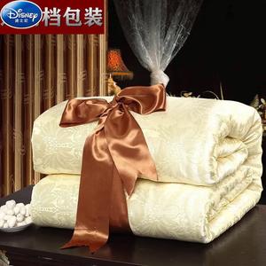 Disney Шёлковое одеяло 220х240 см, 2 кг, летнее, цвет Gong Satin Silk Quilt - Yellow