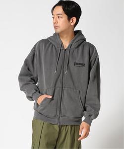 THRASHER/(M) Пигментная толстовка на молнии