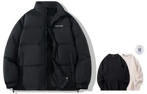 BOBBY ABLEY Унисекс пуховик, Black (Comes with Crew Neck Sweater)