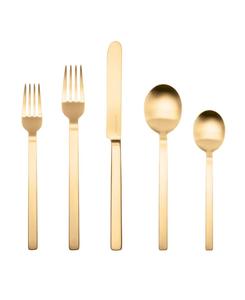 Набор столовых приборов Stile, 20 предметов Mepra, цвет gold-tone