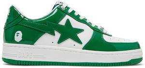 Кроссовки BAPE Bapesta 'Green', зеленый