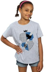 Хлопковая футболка Ravenclaw Shield Harry Potter, серый