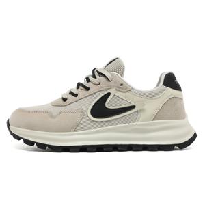 Антискользящие износостойкие низкие кроссовки для бега унисекс CEDAR HAN, летние сетчатые материалы, бежево-черные