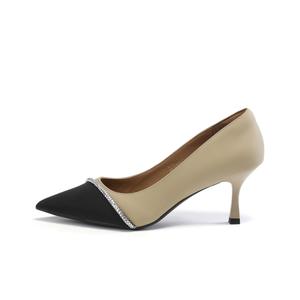 Туфли на тонком каблуке высотой 7,4 см, женские ST&SAT, Gray Green