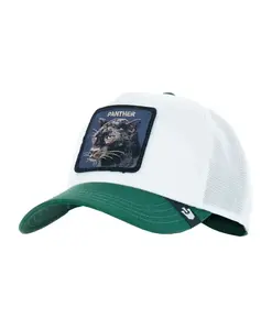 Бейсболка "Скотный двор" с изображением пантеры, белая и зеленая Goorin Bros, мультиколор