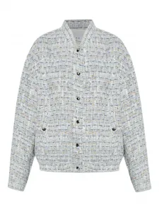Твидовая куртка Noemy на пуговицах IRO, нейтральный