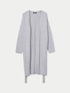 Длинный кашемировый халат для беременных Gobi Cashmere, Gray-flint gray