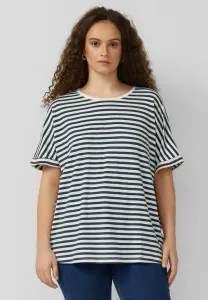 Футболка с принтом Qs, Tiefblau