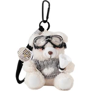 Плюшевый кулон медведя для бадминтона высотой 11 см JIZHUAN