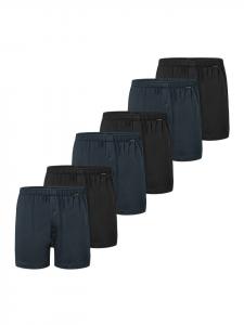 Трусы боксеры Schiesser, цвет schwarz/blau