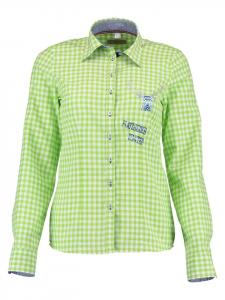 OS-Trachten Блузка Fenadi ядовито-зеленого цвета