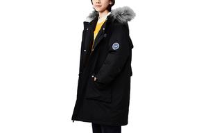 Детская утепленная куртка с капюшоном Lee, черный