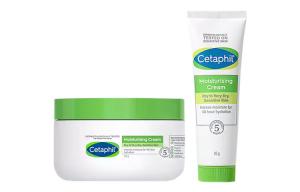 Cetaphil Большой белый жестяной флакон лосьон для тела набор для ухода увлажняющий 250г+85г