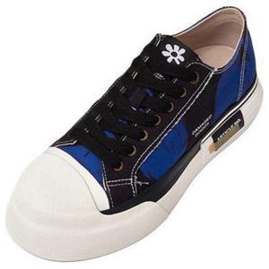 ARTICLE NO. Низкие кеды из хлопка унисекс бело-голубые, цвет White & Blue