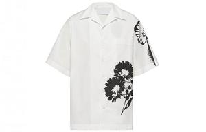 PRADA Мужская белая рубашка