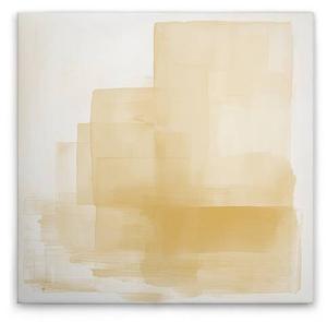 Картина на холсте A.S. Création Block Print4 цвет weissgelb