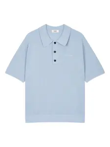 Рубашка поло в рубчик Studio Tomboy, синий