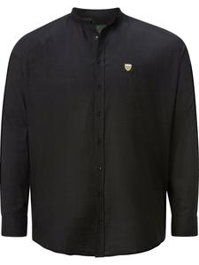 Рубашка на пуговицах Comfort fit Charles Colby Duke Tancred, черный