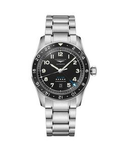 Часы Longines Spirit Zulu Time GMT с хронометром, 42 мм, черный