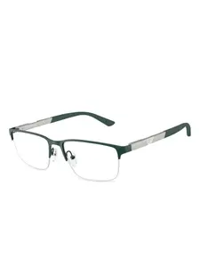 Очки в прямоугольной оправе EMPORIO ARMANI, зеленый