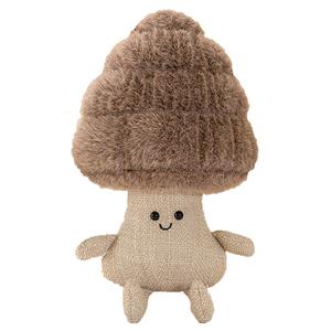 Коллекция растений сосна, гриб, цветочные куклы плюшевые куклы высота 23см/26см WELTSTON, коричневый