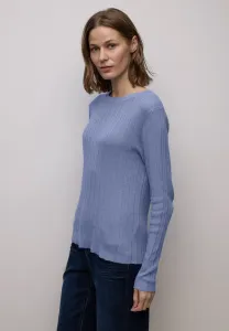 Пуловер со структурой джемпера Street One, Blau