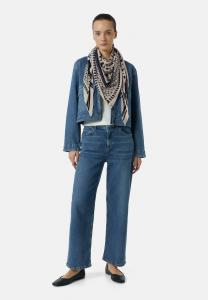 Шарф MODISCHER AUS MIX MIT ABSTRAKTEM MUSTER comma casual identity, темно-синий