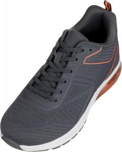 Мужские невидимые туфли-лодочки CALTO, увеличивающие рост - серо-оранжевые, сверхлегкие спортивные кроссовки - на 5 см выше - Q232 - размер 11 D (M) US No Brand, серый