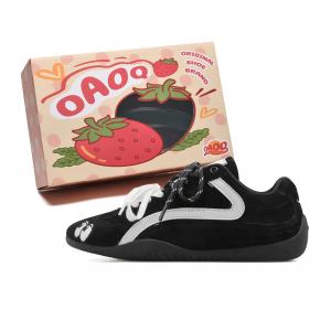 OAOQ Скользоустойчивые, износостойкие, легкие, дышащие низкие скейтерские кроссовки унисекс Black Eyes, цвет Black Eyes