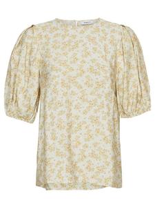 Блузка MOSS COPENHAGEN, бежевый/желтый