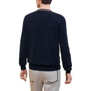 Трикотаж мужской темно-синий Hermes, темно-синий