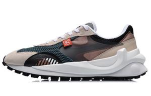 Кроссовки Fangyuan Eternal для бега мужские с низким верхом цвета морской волны/тапиока, абрикосовый/черный Lining