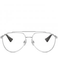 Dolce & Gabbana Eyewear очки-пилоты, серебряный
