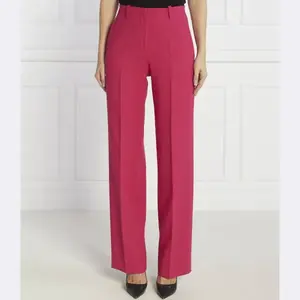 Брюки хулана прямого кроя Hugo, фуксия