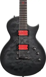 Электрогитара ESP LTD BB-600 Ben Burnley Signature баритон, гриф из черного эбена, сатиновое покрытие See Thru Black Sunburst