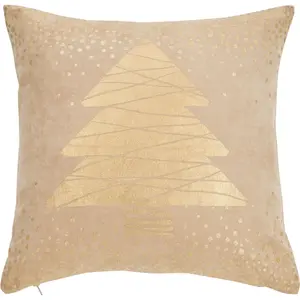 Done. декоративная подушка «Снегопад», чехол на подушку с глянцевым принтом, цвет Natur + bedruckt