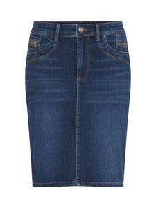 Юбка PULZ Jeans Karolina, Mottled Blue