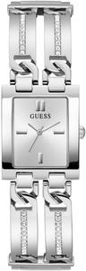 GUESS Серебристые квадратные аналоговые часы, Silver