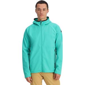 Мужская толстовка Gridweb Shellfleece Spyder, Teal Green