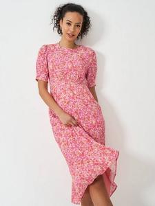 Элла платье с цветочным принтом Crew Clothing, Pink