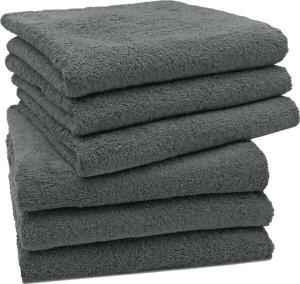 Полотенце Zollner 00000083 6 шт, 50x1x100 см, антрацитовый
