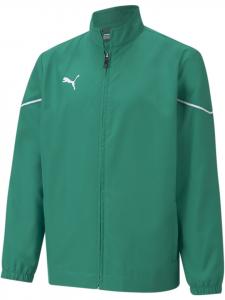 Тренировочная куртка TeamRISE Sideline Jacket Jr зеленого цвета Puma