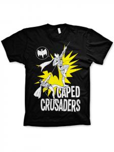 Футболка Caped Crusaders Big Tall T-Shirt черного цвета Batman